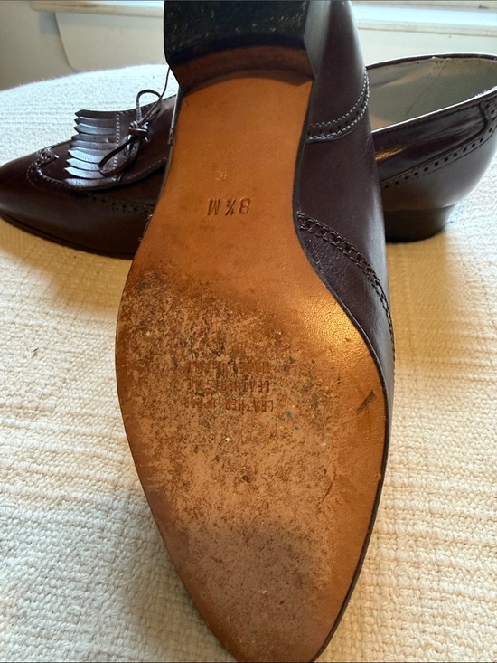 Women\'s Brown Leather  Lace Loafers main image 4